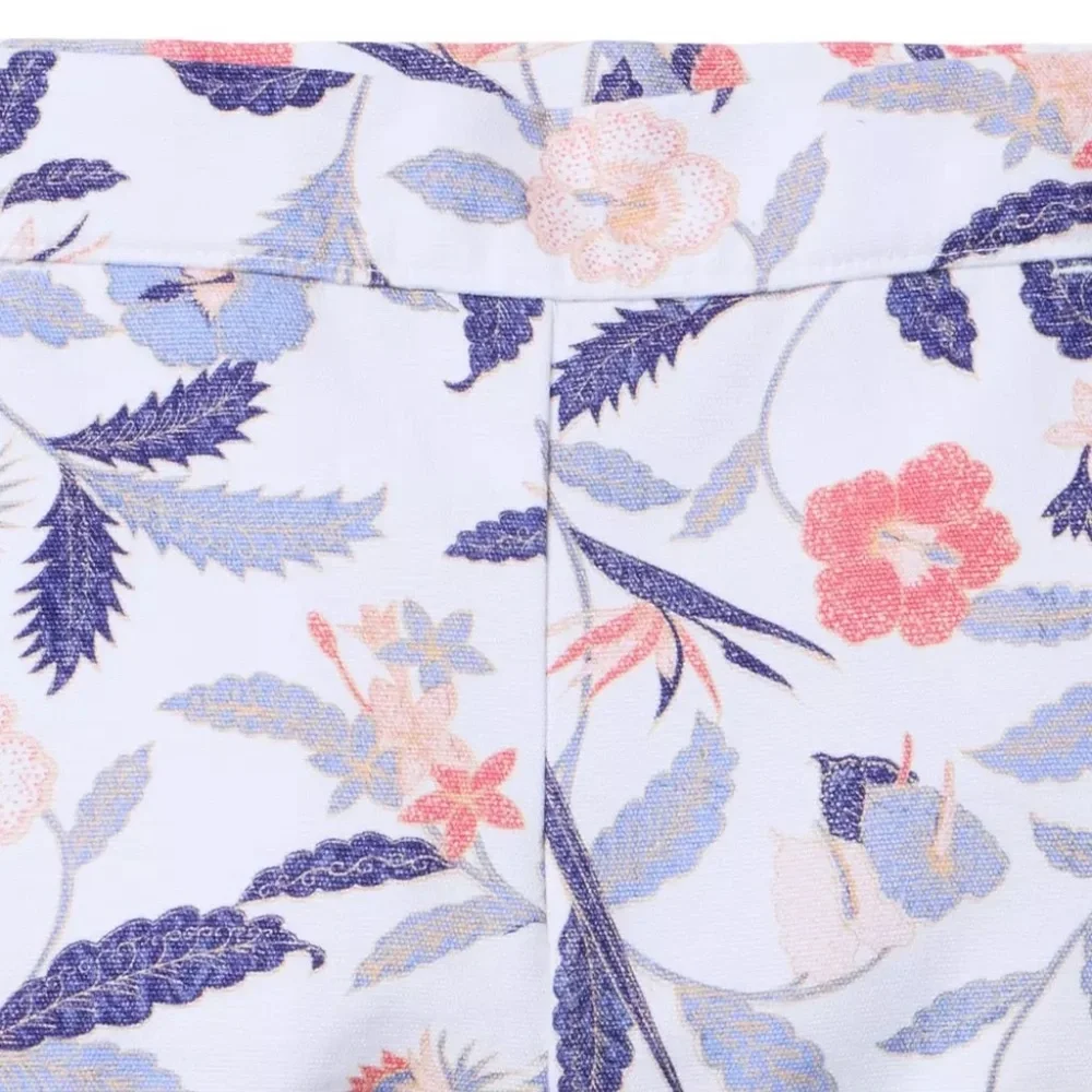 NWT Janie & Jack Floral Canvas Short